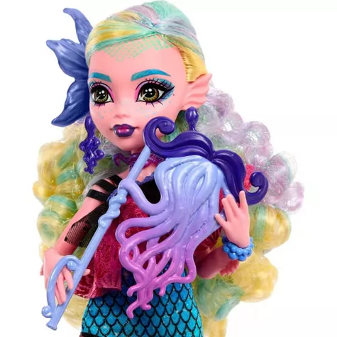 Monster High Lagoona Blue Fashion Doll in Monster Ball Party Dress with Accessories, image 2 of 7 slides