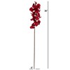 Nearly Natural 36-in Christmas Phalaenopsis Artificial Flower (Set of 4) - 2 of 3