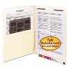 Smead Heavyweight End Tab Fastener Folders, Interior Front-Cover Pocket, 0.75" Expansion, 1 Fastener, Letter Size, Manila, 50/Box - 4 of 4