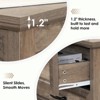 Hommpa Modern Rustic Bedside Table Nightstand 3 Drawers with Charging Station for Bedroom or Living Room - 3 of 4