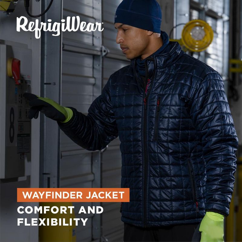 RefrigiWear Men's Wayfinder Lightweight Insulated Quilted Jacket, 3 of 8