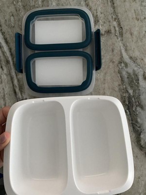 Oxo Prep And Go 2c Divided Food Storage Container: Bpa-free, Leakproof ...