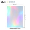 Unique Bargains Scrapbook Poster Craft Reflective Metallic Mirror Board Sheets 40 Pcs - 2 of 4