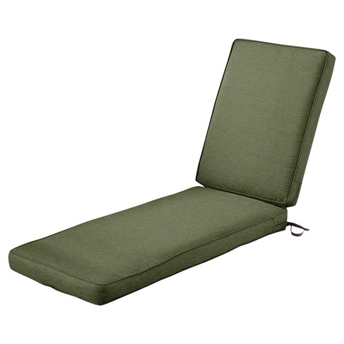 Montlake Fadesafe Patio Chaise Lounge Cushion Set Heather Fern Green Classic Accessories Target