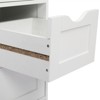 FURNIinspire Bathroom Storage Cabinets 4 Drawers Storage Cabinet, Standing Bathroom Organizers And Storage, Home Storage, White, 11.82"*11.82"*32.29" - 4 of 4
