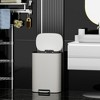 Dolonm 13 Gallon 50L Kitchen Soft Close Trash Can Stainless Steel Ellipse Bustbin - 3 of 4
