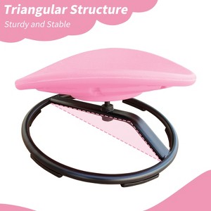 Yinvani Pink Metal Sensory Swivel Chair For Autistic Children - 1 of 4