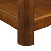 NicBex 25" Rectangular Coffee Table with Storage Shelf,Solid Pine Wood End Table,Farmhouse Side Table for Living Room,Bedroom & Office - 4 of 4