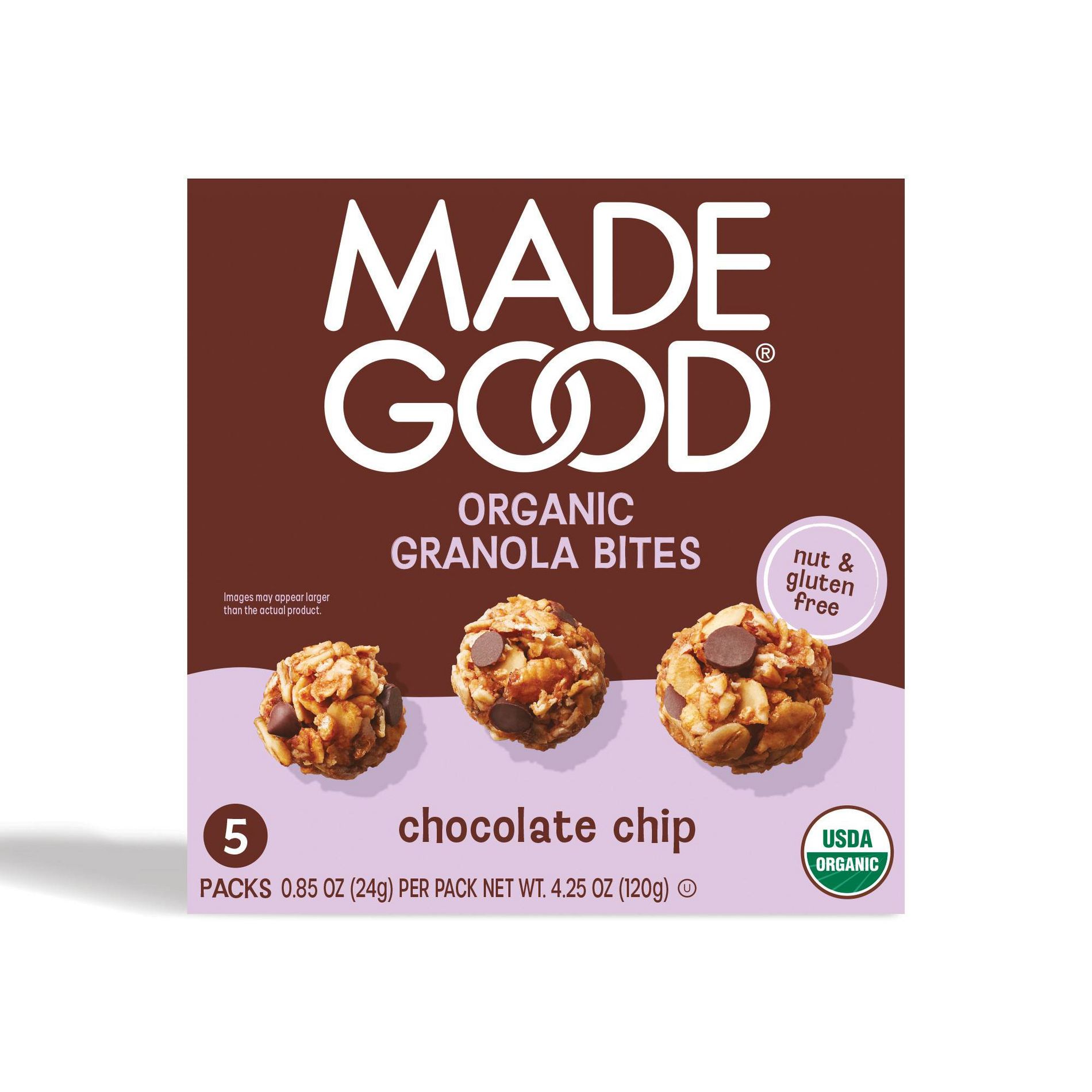MadeGood Chocolate Chip Granola Mini's - 4.25oz/5pk
