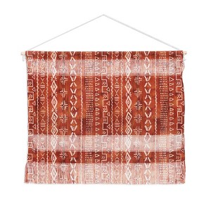 Deny Designs 22" x 16" Small Schatzi Modern Mudcloth Rust Fiber Wall Hanging: Polyester Material, Modern Decor Style, Horizontal Orientation - 1 of 4