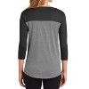 Mafoose Women's Juniors Rally 3/4-Sleeve Cotton T-Shirts - 2 of 4