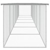 vidaXL Chicken Cage Light Grey Galvanized Steel Large Durable - 4 of 4