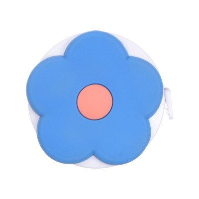 Unique Bargains Dual-sided Retractable Rulers and Measuring Tools Flower Design Tape 1.5m/60"