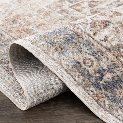 Hauteloom Heritage Style Flat Pile Washable Rug
