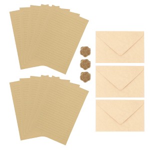 Unique Bargains Invitation Envelopes for Greeting Cards Wedding Birthday Christma 5 Pcs - 1 of 4