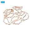 Unique Bargains DIY Crafts Earrings Necklace Bracelet Making Alloy Open Back Wing Bezel Pendants 20 Pcs - 3 of 4