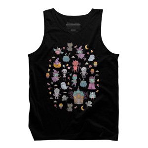 Men's Design By Humans Cute Halloween By kostolom3000 Tank Top - 1 of 2