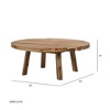 VYNXARIA 35.6x14.6" Coffee Table, Durable Solid Acacia Wood - 2 of 4