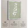 Art Remedy Linen Leaf Screen II Minimalistic Botanical and Floral Art Prints Framed - 3 of 4