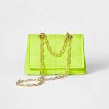 Crossbody Bag with Gold Chain - Future Collective™ with Gabriella Karefa-Johnson Lime