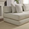 Kumasinova Modern Upholstered Sectional Sofa Couch Set, Oversized Modular Corduroy Sofa with 6 Pillows, DIY Configurable, Non-Slip Design - 4 of 4