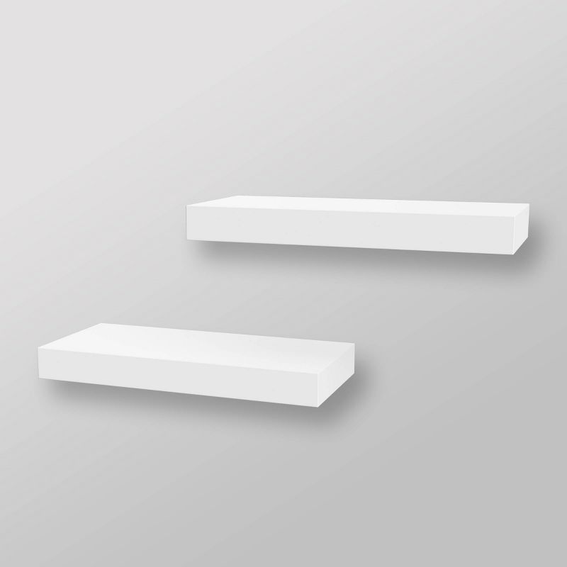 Set of 2 16" Wood Ledge Wall Shelf - Threshold™, 2 of 7