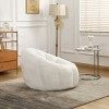 Bean Bag Chair Modern with Ergonomic Backrest and Anti-Slip Base for Living Room 39.7" Wide-3irtyhousy - 3 of 4