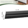 Unique Bargains Aluminum Alloy H-Shape Holder PP Bristle Rust-resistant Door Sweep 1 Pc - 2 of 3