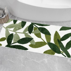 BAGOKIE Bathroom Rugs Water Aabsorbent Bath Rug with Non-Slip Back - 1 of 4