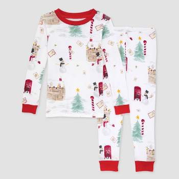 Burt's Bees Baby® Toddler Organic Cotton Tight Fit Toddler 2pc Holiday Pajama Set 