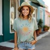 Simply Sage Market Women's Oh Hey Sunshine Short Sleeve Graphic Tee - 2 of 2