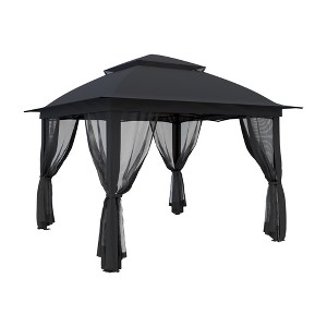 Yardsight 11 Ft. X 11 Ft. Pop Up Portable Gazebo With Mosquito Netting - 1 of 4