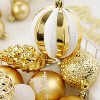 65 Pcs Christmas Ornaments Set,Plastic Christmas Plastic Decorative Baubles,Shatterproof Xmas Tree Ornaments - 4 of 4
