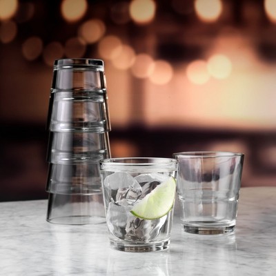 Libbey Restaurant Basics Stacking Old Fashioned Glasses - Thumbnail 2