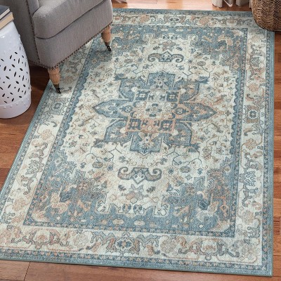 Luxe Weavers Geometric Oriental Rug