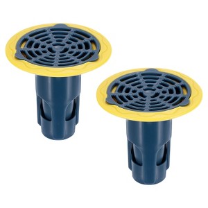 Unique Bargains PVC Anti-Odor Durable Anti-Slip Bathroom Floor Drain Stoppers - 1 of 3