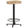 vidaXL Bar Stool Set of 2 Natural wood - 2 of 2