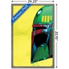 Trends International Star Wars: Archetype - Boba Fett Helmet Framed Wall Poster Prints - 3 of 4