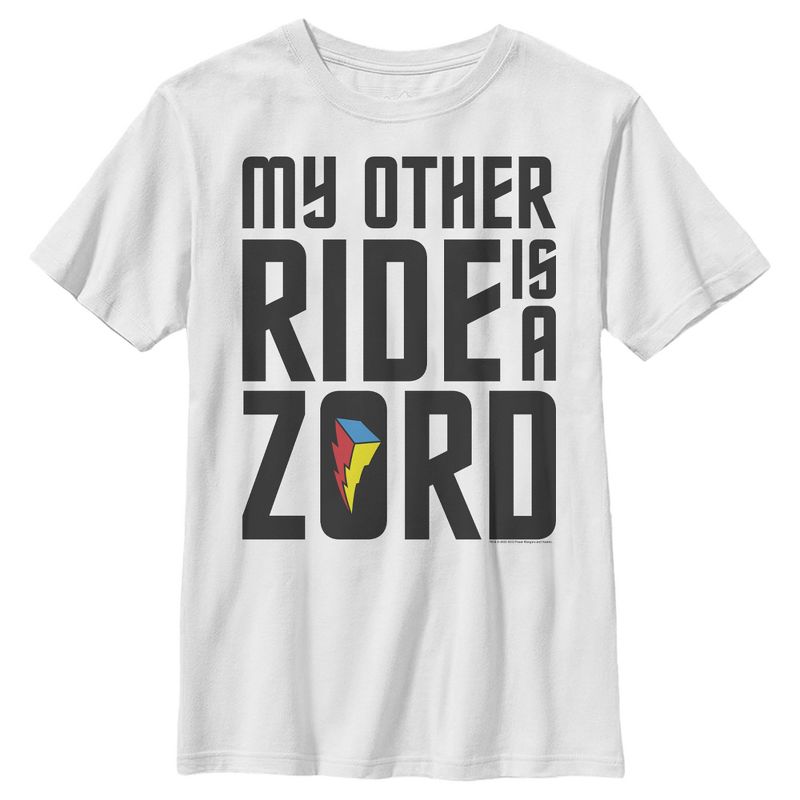 Boy's Power Rangers Other Ride is a Zord T-Shirt, 1 of 5