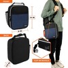 OPUX Insulated Lunch Box, Soft School Cooler Bag Kids Boys Girls, Leakproof Reusable Compact Small Pail Tote Men Women Adult Work - 3 of 4