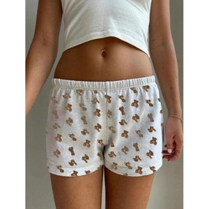 Mocamel Women's Low Rise Shorts Casual Elastic - 1 of 4