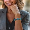 Ross-Simons Turquoise Bracelet With Lapis and 12.00 ct. t.w. Sky Blue Topaz in Sterling Silver - 2 of 4