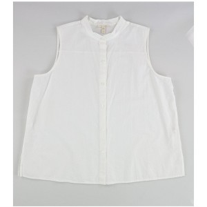 Eileen Fisher Womens Organic Cotton Sleeveless Blouse Top - 1 of 2