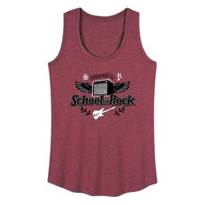 Women's - School of Rock - Original Logo Graphic Racerback Tank - 1 of 4