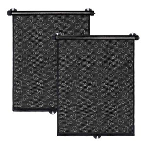Disney Baby by J.L Childress Pull-Down Car Window Shades, 2 Pack, Black - 1 of 2
