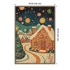Amanti Art 23"x33" Gingerbread Town by Melloi Framed Canvas Wall Art Print - 4 of 4