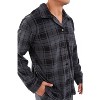 ADR Men's Pajamas Set, Soft Plush Fleece Pajamas Man, Pajamas PJs Set - 3 of 4