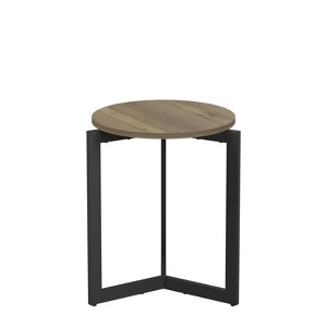 DSVIMOY 15.75" Rattan End Table with Drawer, Modern Nightstand, Side Table for Living Room, Bedroom, White, 15.75"*11.81"*22.05" - 1 of 4