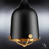 Urban Ambiance Luxury Americana Modern Pendant,  11-3/4"H x 6-3/8"W,  Midnight Black Finish, UHP2341 - 4 of 4