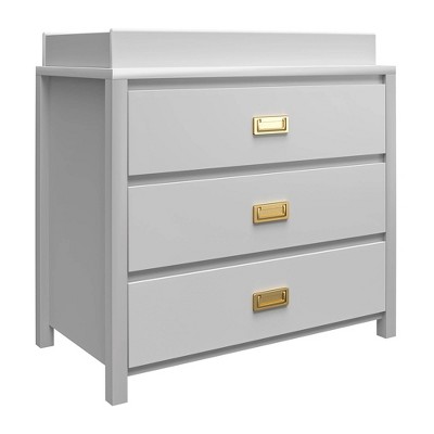 Image of Little Seeds Monarch Hill Haven 3-Drawer Changing Dresser - Dove Gray